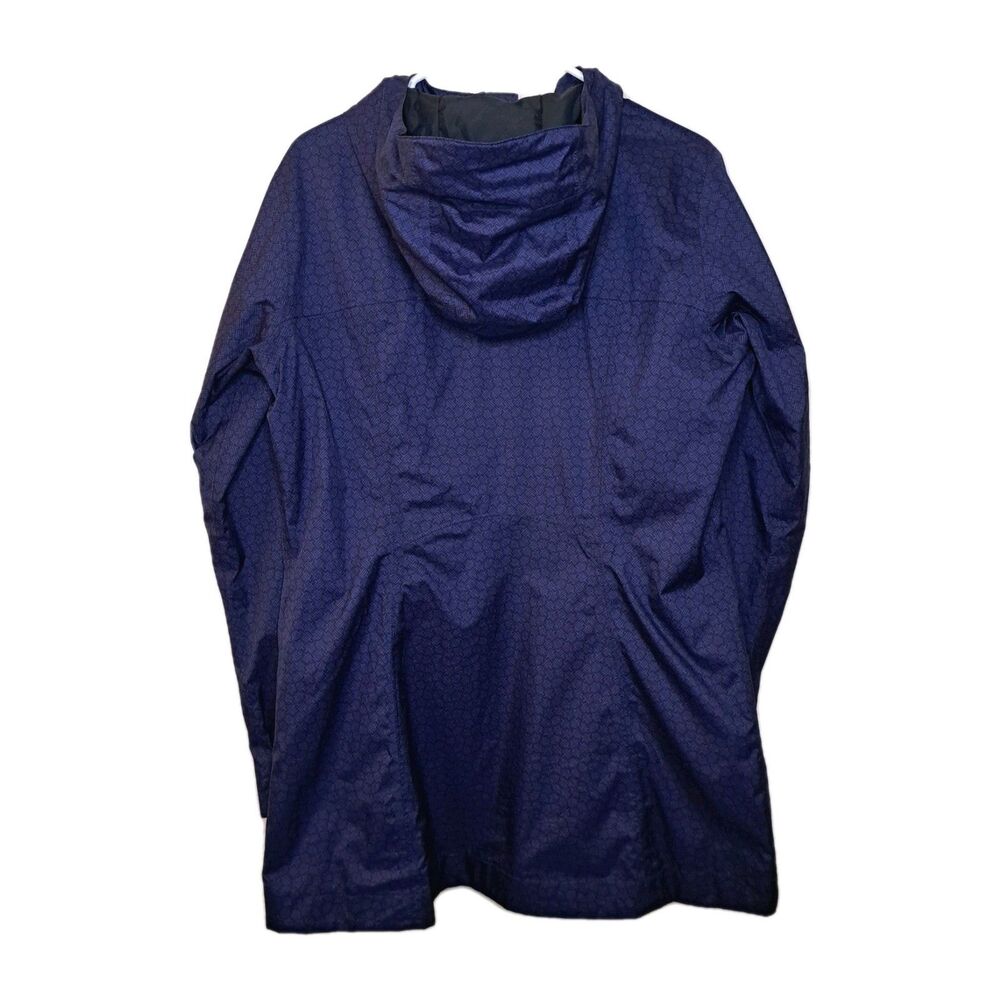 Columbia Omni Tech Waterproof Breathable Jacket Coat Women Size L Purple Hooded - Picture 8 of 10